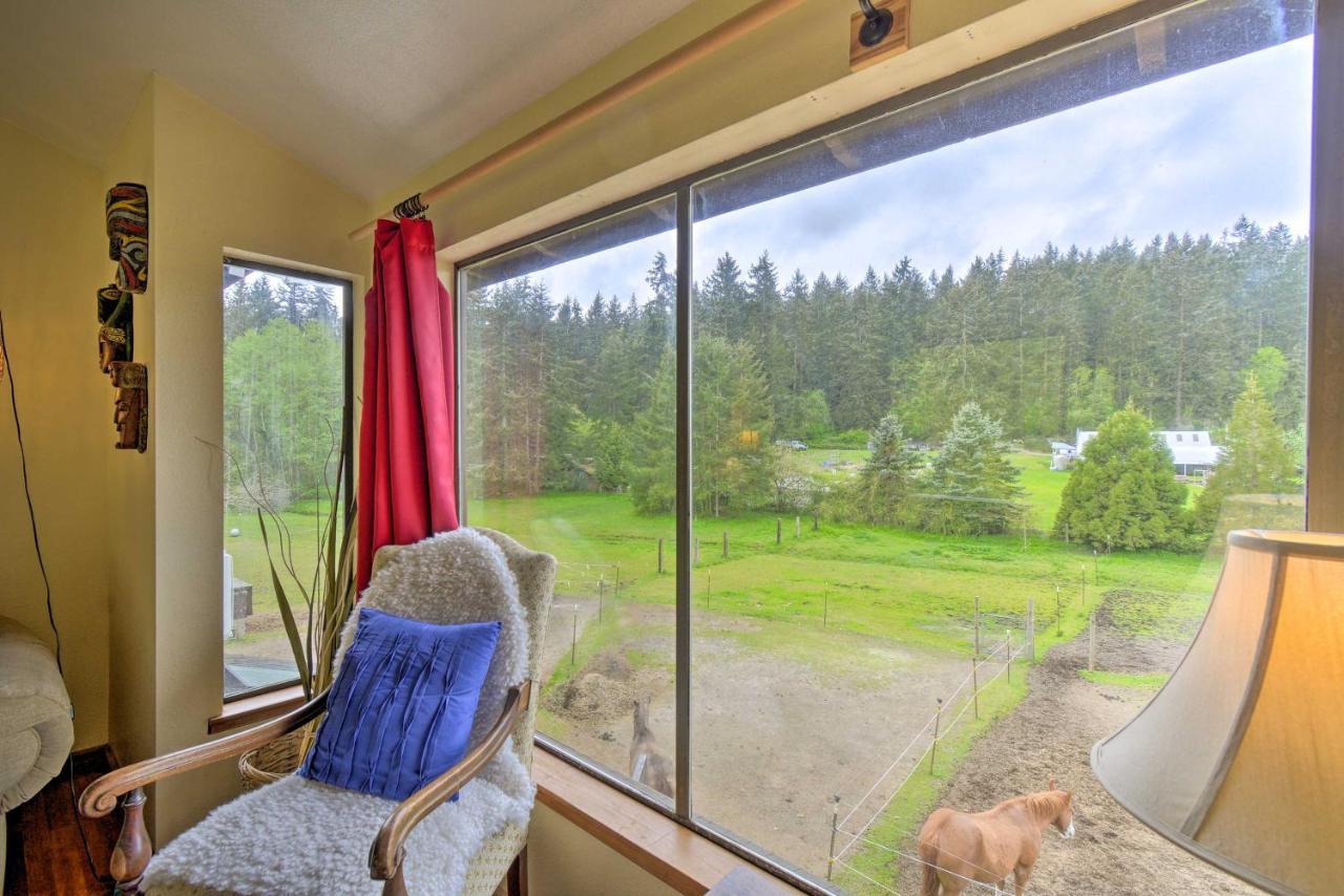 Peaceful Cabin On Horse Farm, 5 Mi To Town! Villa Port Townsend Luaran gambar