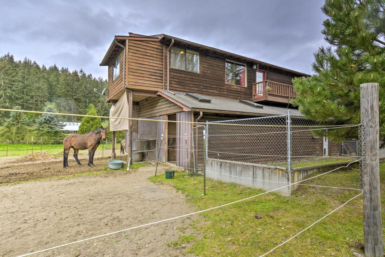 Peaceful Cabin On Horse Farm, 5 Mi To Town! Villa Port Townsend Luaran gambar